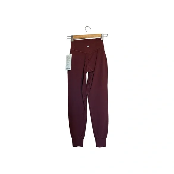 Lululemon Athletica Burgundy Leggings - Picture 3 of 4